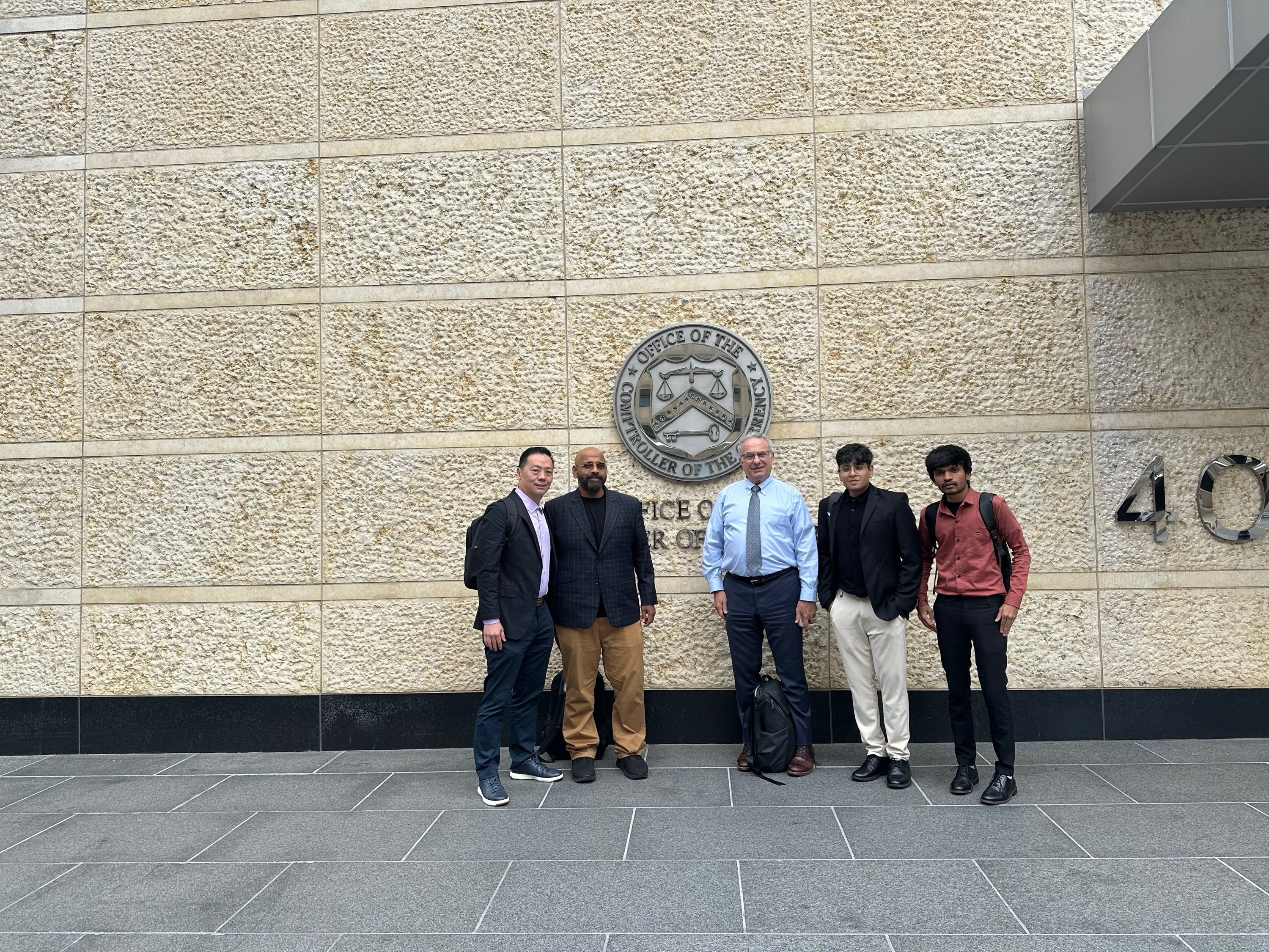Shreyas Kapale at Washington DC Federal Offices - OCC FINRA AI Policy Advisory Meeting for Banking Sector Regulations
